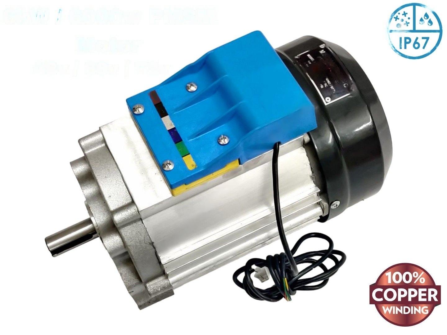6KW POWERTRAIN FOR E-AUTO OR L5 (CCC CE) PMSM MOTOR 72V - Image 3