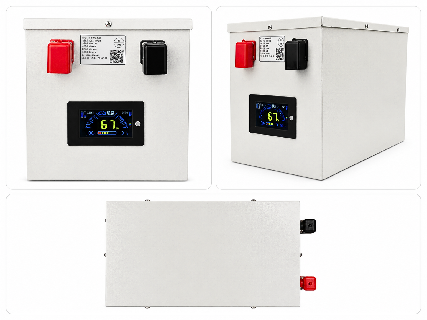 12V 150Ah Battery | Compact Battery Pack with JK BMS & LCD Display